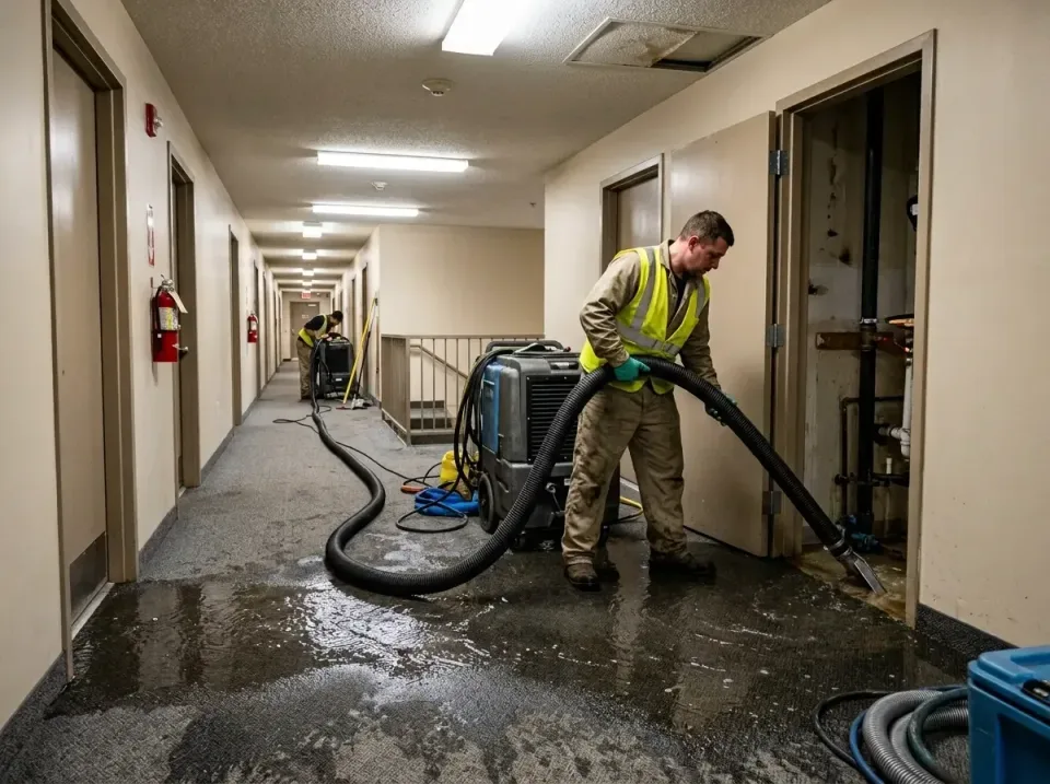multi-unit-apartment-hallway-f-005 — frequently asked questions, Emergency Burst Pipe Water Extraction & Removal in Oroville…